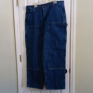 Carhartt Blue Denim Loose Fit Jeans